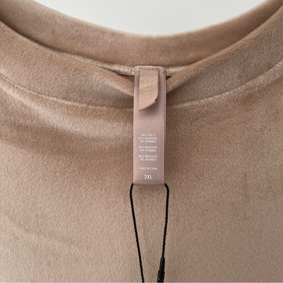 NWT Skims Velour Crew Neck Tank Honey 3XL - Picture 4 of 7
